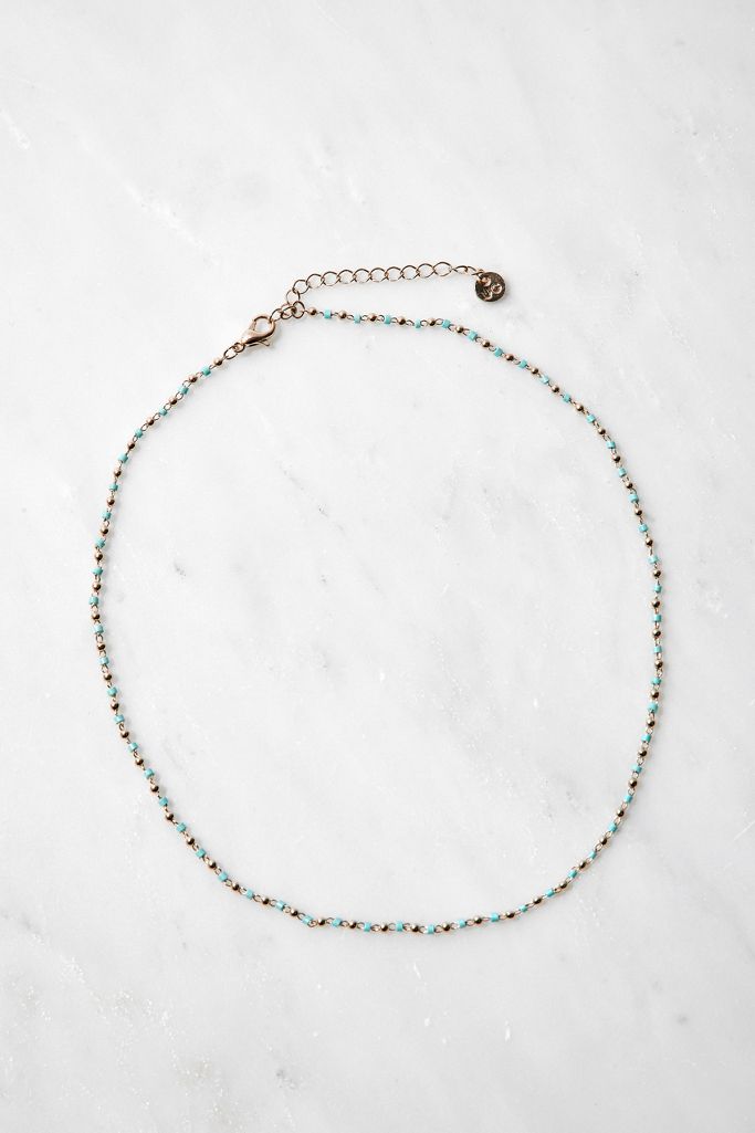 Beaded Choker Necklace Urban Outfitters UK