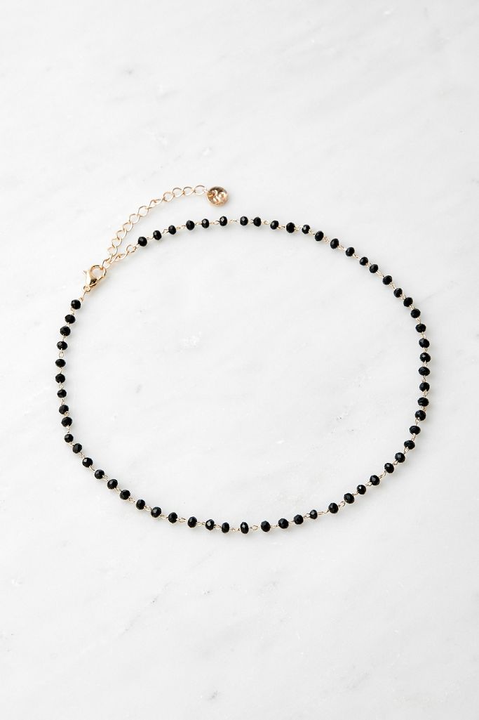 Beaded Choker Necklace Urban Outfitters UK