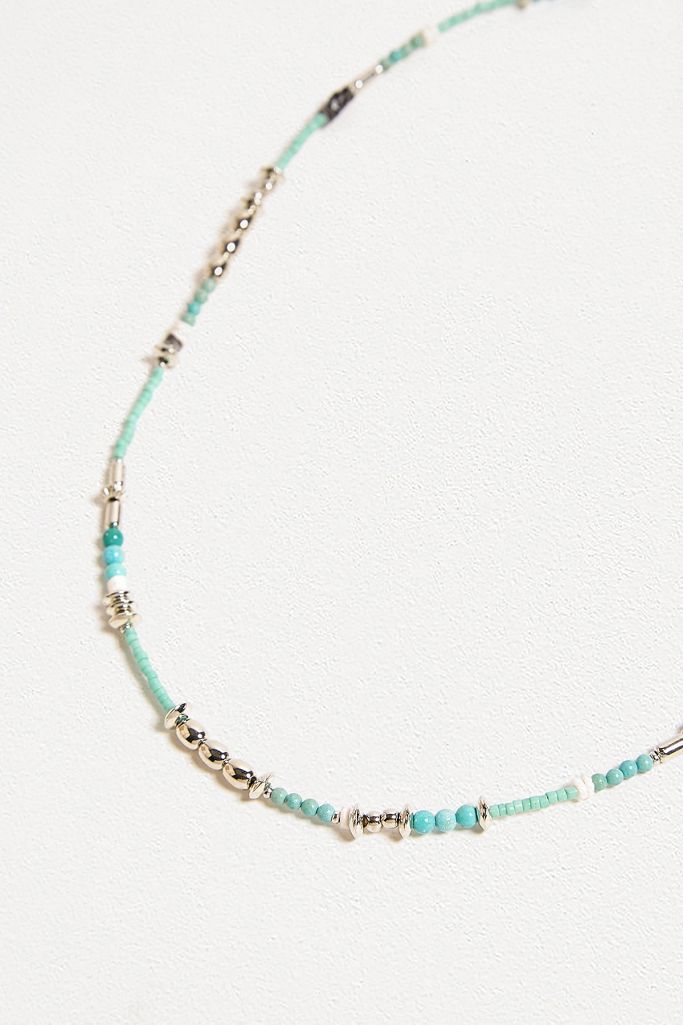 Handmade Boho Beaded Necklace Urban Outfitters UK