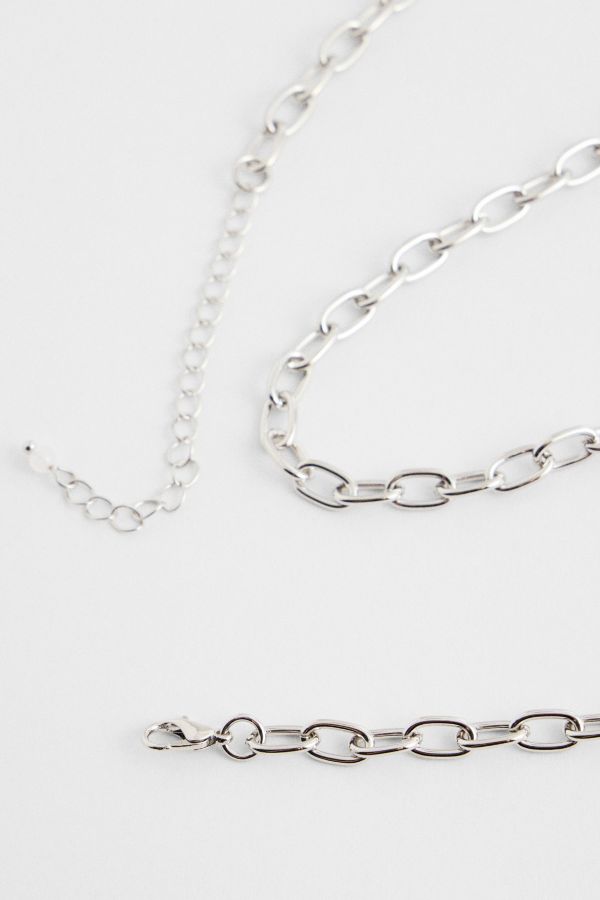 Slide View: 3: Silence + Noise Charm Chain Necklace