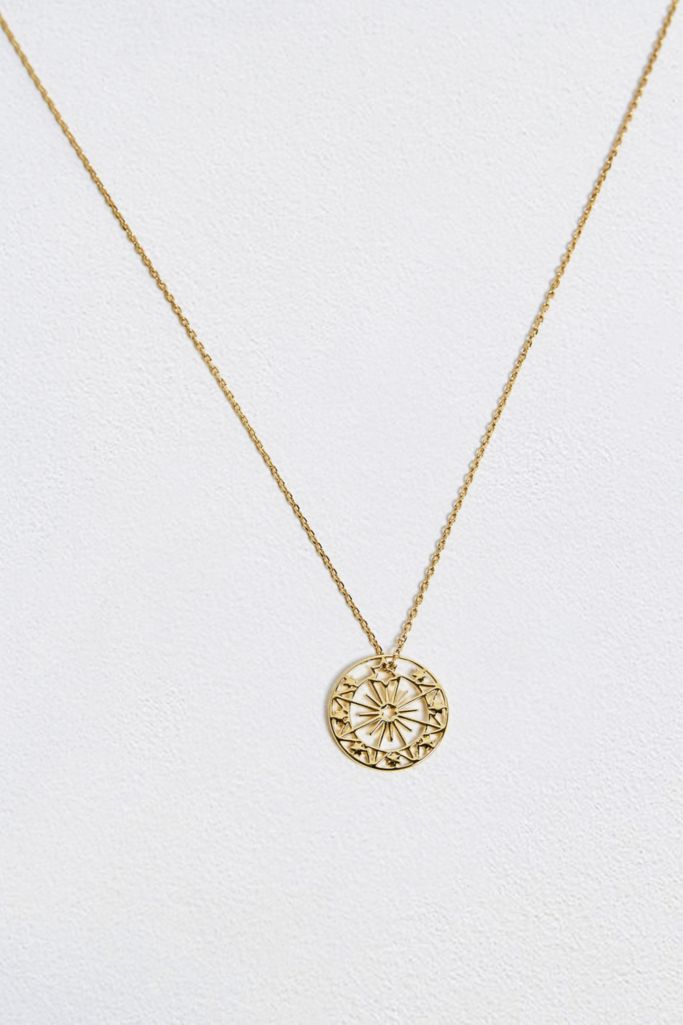 Estella Bartlett Astrid Star Map Gold-Plated Necklace | Urban Outfitters UK