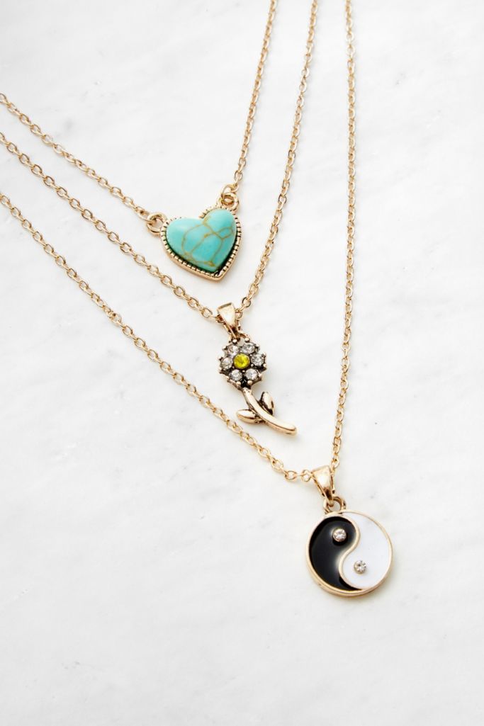 Multi-Layer Pendant Necklace | Urban Outfitters UK