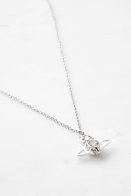 Vivienne Westwood Nora Pendant Silver Necklace | Urban Outfitters UK