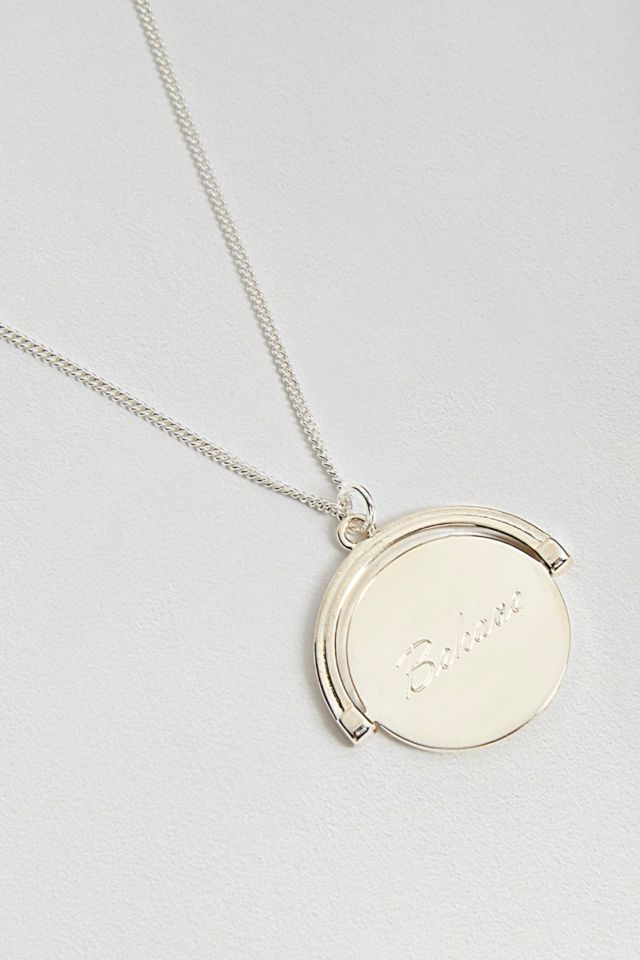 Rachel Jackson London Rave, Behave Silver Pendant Necklace | Urban ...