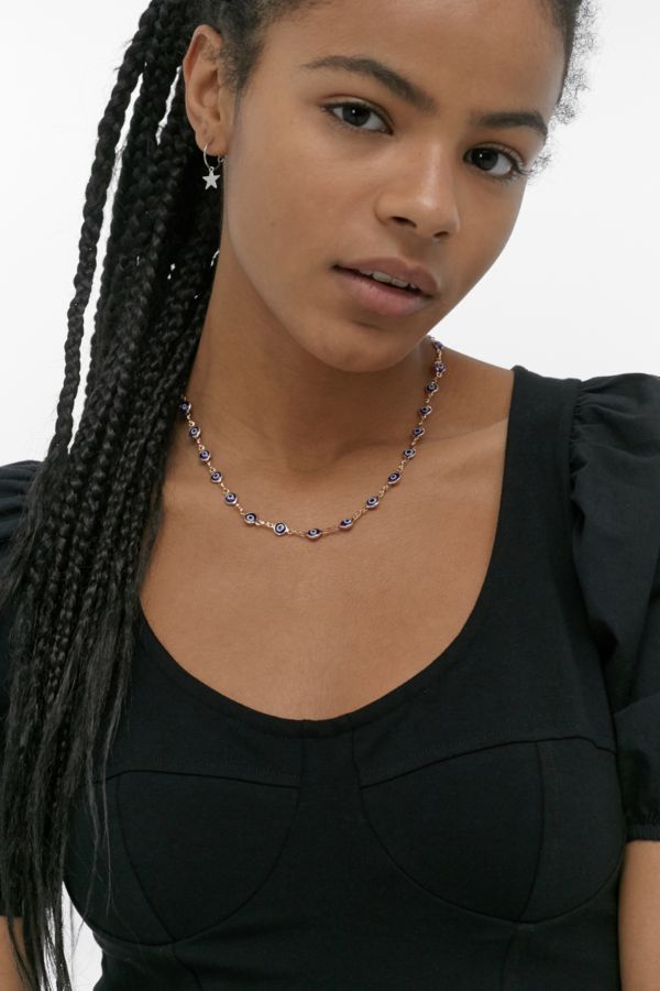 Eye Bead Choker Necklace | Urban Outfitters UK