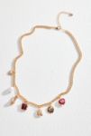 Thumbnail View 3: UO Multi-Charm Gem Necklace