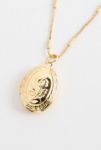 Vista en miniatura 1: Silence + Noise Floral Oval Locket Necklace