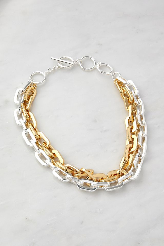 Image Gang UO Exclusive 18kt Gold and Sterling SilverPlated Chain