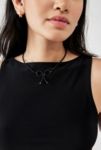 Visualizzazione miniature 2: Collana Choker con Fiocco e Perline di Vetro Rhimani