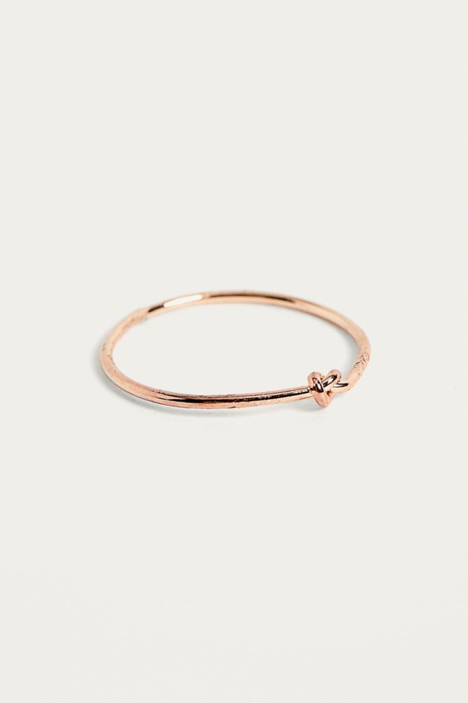 Minimal Knotted Ring | Urban Outfitters UK