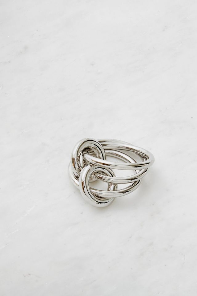 Modern Linked Multi Ring Urban Outfitters UK