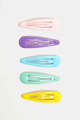 colourful hair clips