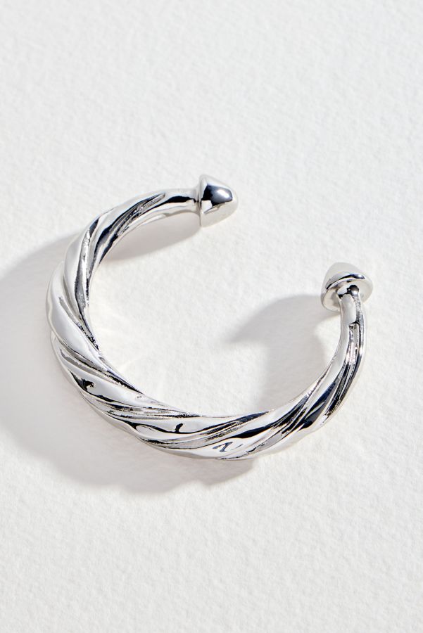 Slide View: 1: Silence + Noise Chunky Twist Cuff Bangle