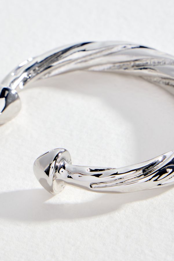 Slide View: 3: Silence + Noise Chunky Twist Cuff Bangle