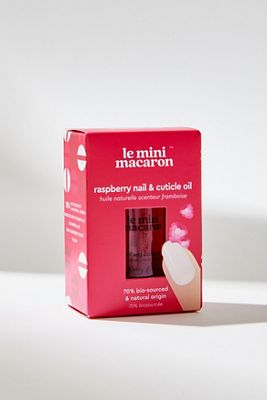 Huile pour ongles et cuticules Le Mini Macaron Framboise