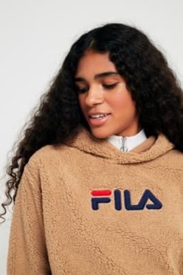 fila toffee teddy hoodie