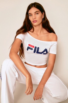 fila off the shoulder top