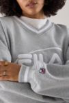 Thumbnail View 5: FILA x HAILEY Grey V-Neck Pullover