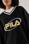 Thumbnail View 5: FILA x HAILEY Pull à col en V noir