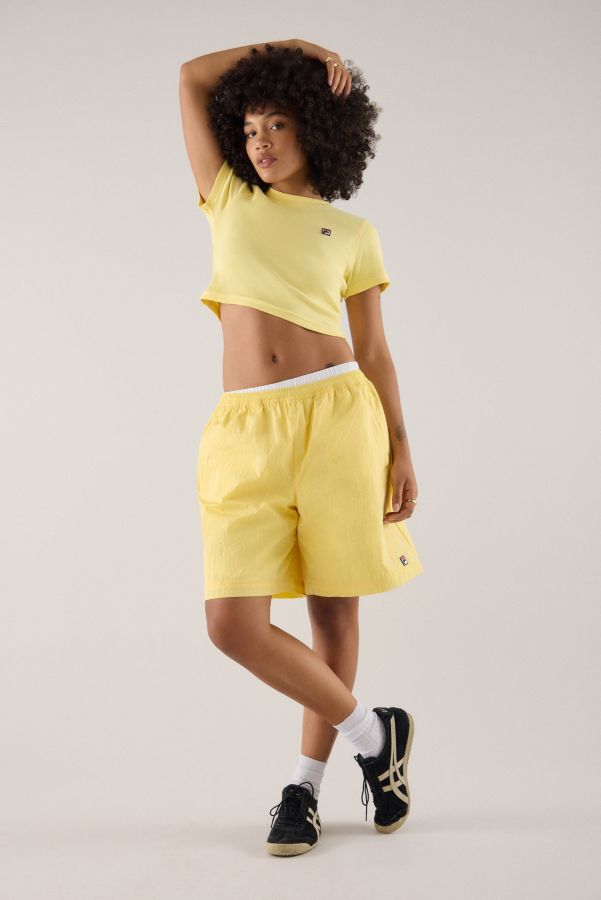 Slide View: 3: FILA x HAILEY Yellow Baby T-Shirt