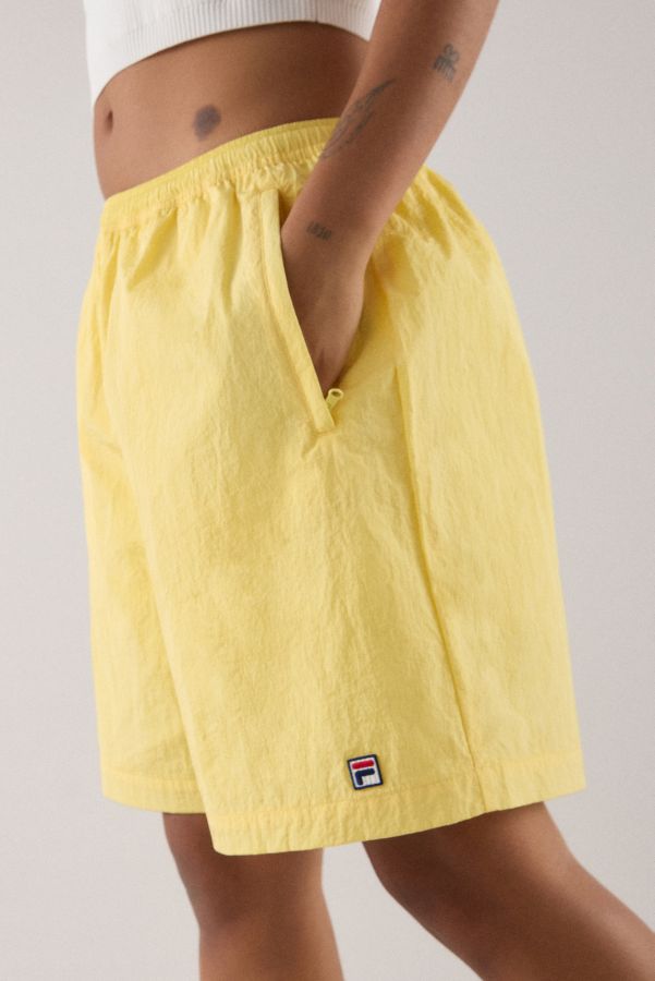 Slide View: 2: Short jaune plissé FILA x HAILEY