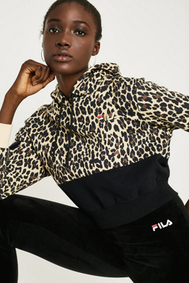 fila leopard print jumper