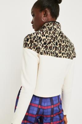 fila leopard print fleece