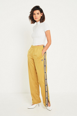 fila button down pants