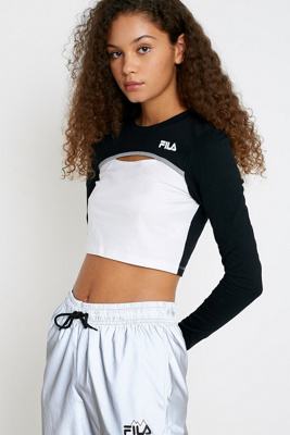fila crop top urban outfitters