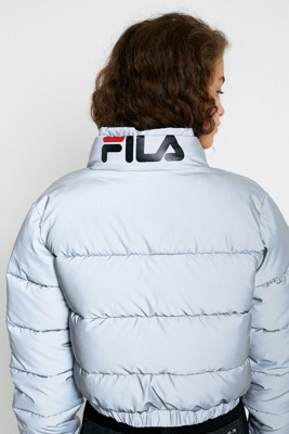 fila reflective puffer jacket