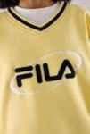 Thumbnail View 3: FILA x HAILEY Yellow V-Neck Pullover