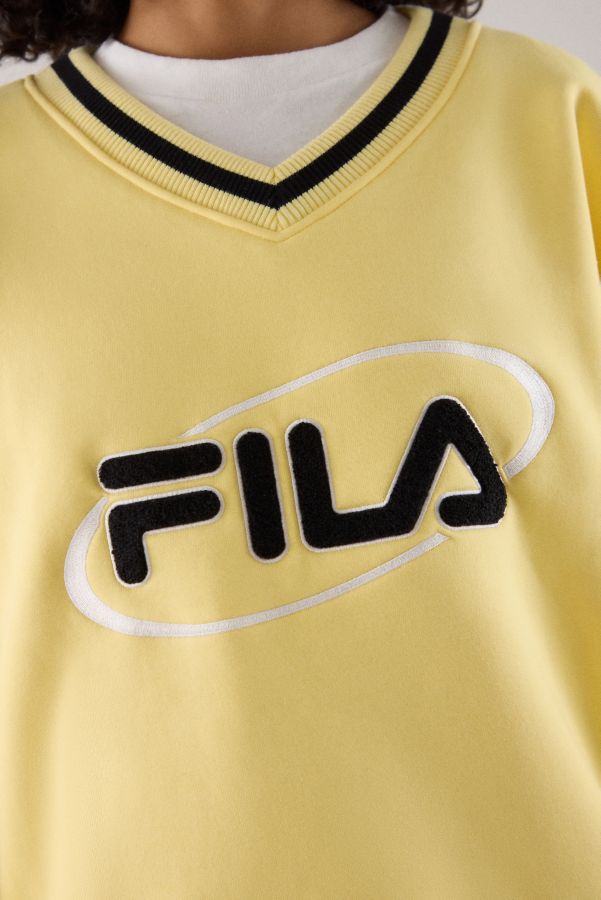 Vista diapositiva: 3: FILA x HAILEY Pullover Giallo a V