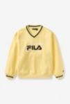 Thumbnail View 7: FILA x HAILEY Yellow V-Neck Pullover