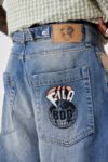 Thumbnail View 10: Fila x BDG Mittlere Waschung Denim Jeans