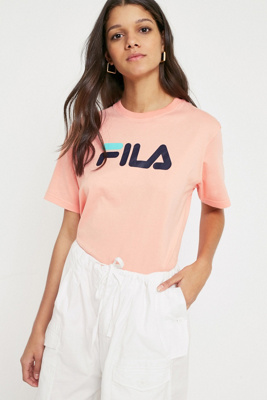 peach fila shirt