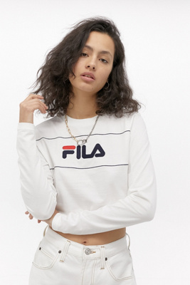 fila crop top long sleeve