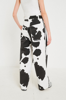 cow print joggers