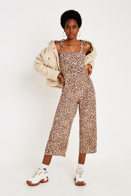 faithfull the brand leopard jumpsuit