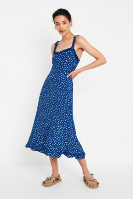 faithfull noemie floral midi dress