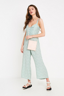 faithfull the brand green jumpsuit