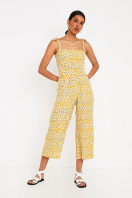 faithfull the brand yellow jumpsuit