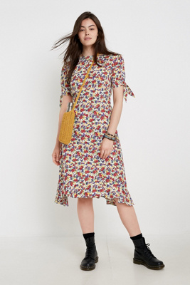 emilia floral midi dress