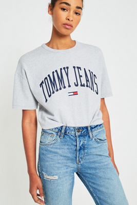 tommy jeans collegiate sweatshirt grey