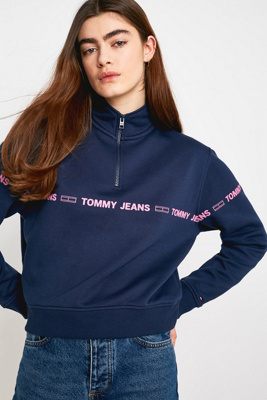 tommy zip sweatshirt