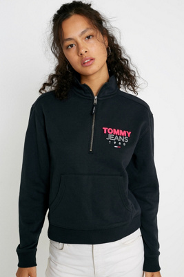 tommy jeans quarter zip