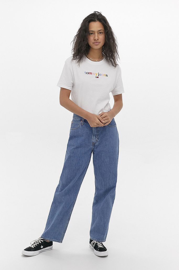 Tommy Jeans Colourful Logo T-Shirt | Urban Outfitters UK