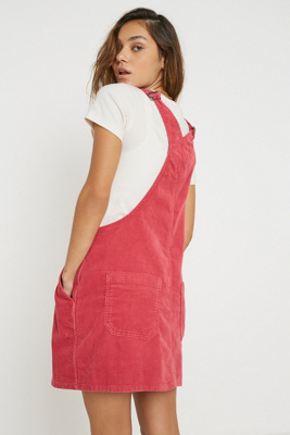 tommy jeans denim dungaree mini dress