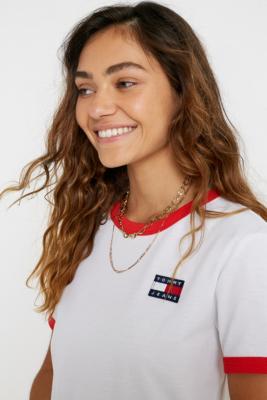 tommy jeans ringer t shirt