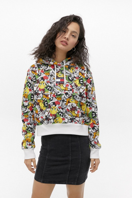 tommy jeans all over print sweatshirt