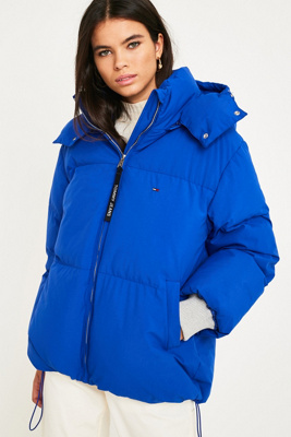 tommy jeans oversized hooded puffer jacket